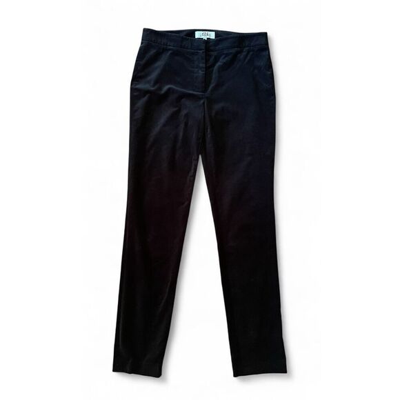 Tibi Women’s Pants 4 Black Velvet Stretch Skinny Mid Rise Holiday Great Conditio - Picture 1 of 7
